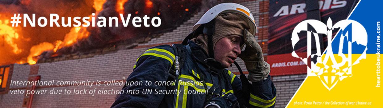 International community is called upon to cancel Russias veto power due to lack of election into UN Security Council